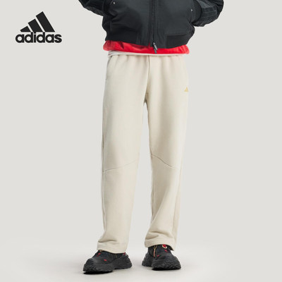 Adidas/阿迪达斯官方正品NYR FT KN PNT男士针织运动直筒裤KE4066