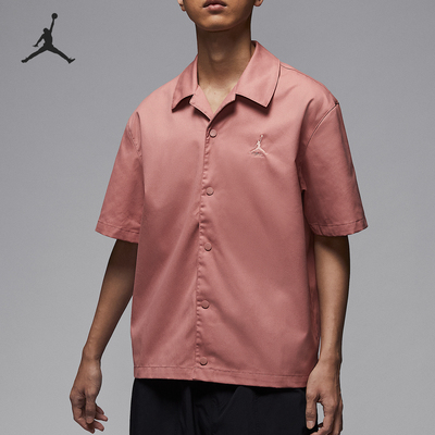 Nike/耐克官方正品Jordan 男士宽松时尚经典短袖衬衫FN4626-685