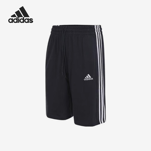 Adidas/阿迪达斯官方正品复古男士宽松休闲针织夏季短裤IC9383
