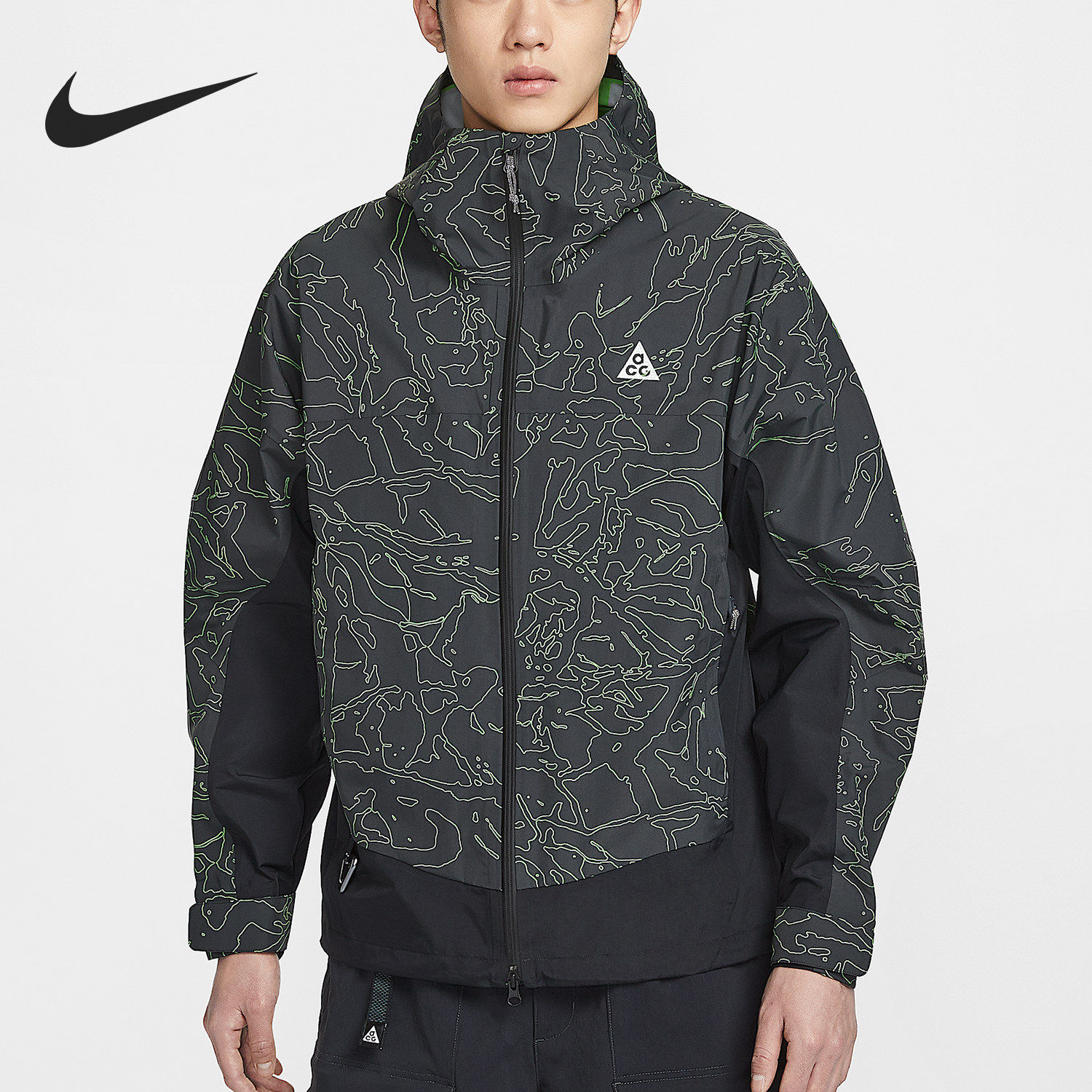 Nike/耐克官方正品2026男士宽松户外运动耐磨冲锋衣IF0929-010