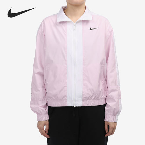 Nike/耐克正品当季新款女子宽松舒适休闲运动立领外套CZ8801-695
