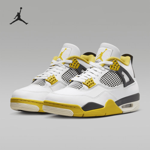 Nike/耐克官方正品Air Jordan 4 Retro女士回弹运动鞋AQ9129-101