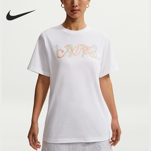 Nike/耐克官方正品Sportswear女士简约宽松日常透气T恤IR7559-100