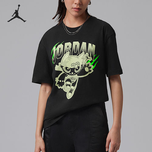 Nike/耐克官方正品JORDAN女士时尚图案运动潮流短袖T恤IR7007-010