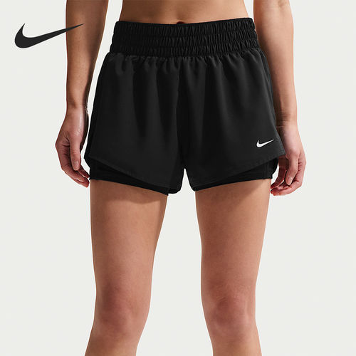 Nike/耐克官方正品夏季女士经典运动二合一梭织短裤DX6013-013