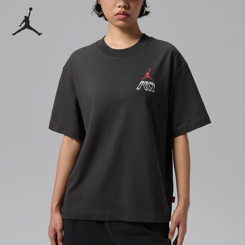 Nike/耐克官方正品Jordan Air女士圆领套头运动短袖T恤IM7133-045