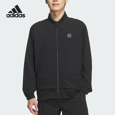 Adidas/阿迪达斯官方正品春季男士时尚高尔夫梭织运动外套KD0925