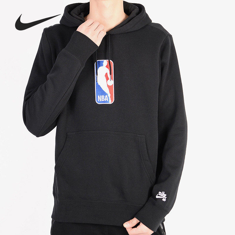 Nike/耐克正品NBA耐克男子联名秋冬起绒运动卫衣连帽衫938413-010
