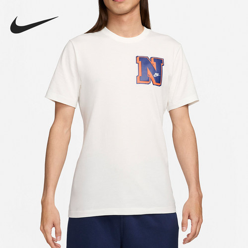 Nike/耐克官方正品新款男士圆领宽松运动上衣短袖T恤FV3773-133