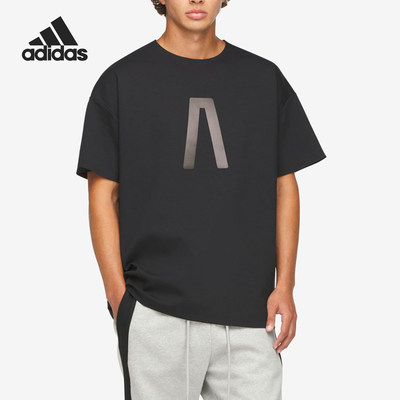 Adidas/阿迪达斯官方正品男女同款舒适百搭简约短袖T恤KA4558