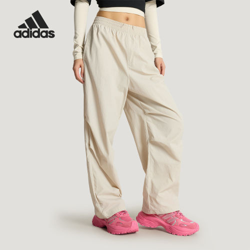 Adidas/阿迪达斯官方正品春秋女士日常宽松简约休闲长裤KX6803