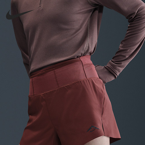 Nike/耐克官方正品Trail Dri-FIT女士裤脚开衩透气短裤HM0281-218