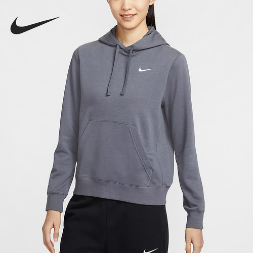 Nike/耐克官方正品TEAM CLUB女士针织运动保暖宽松卫衣IB8897-021