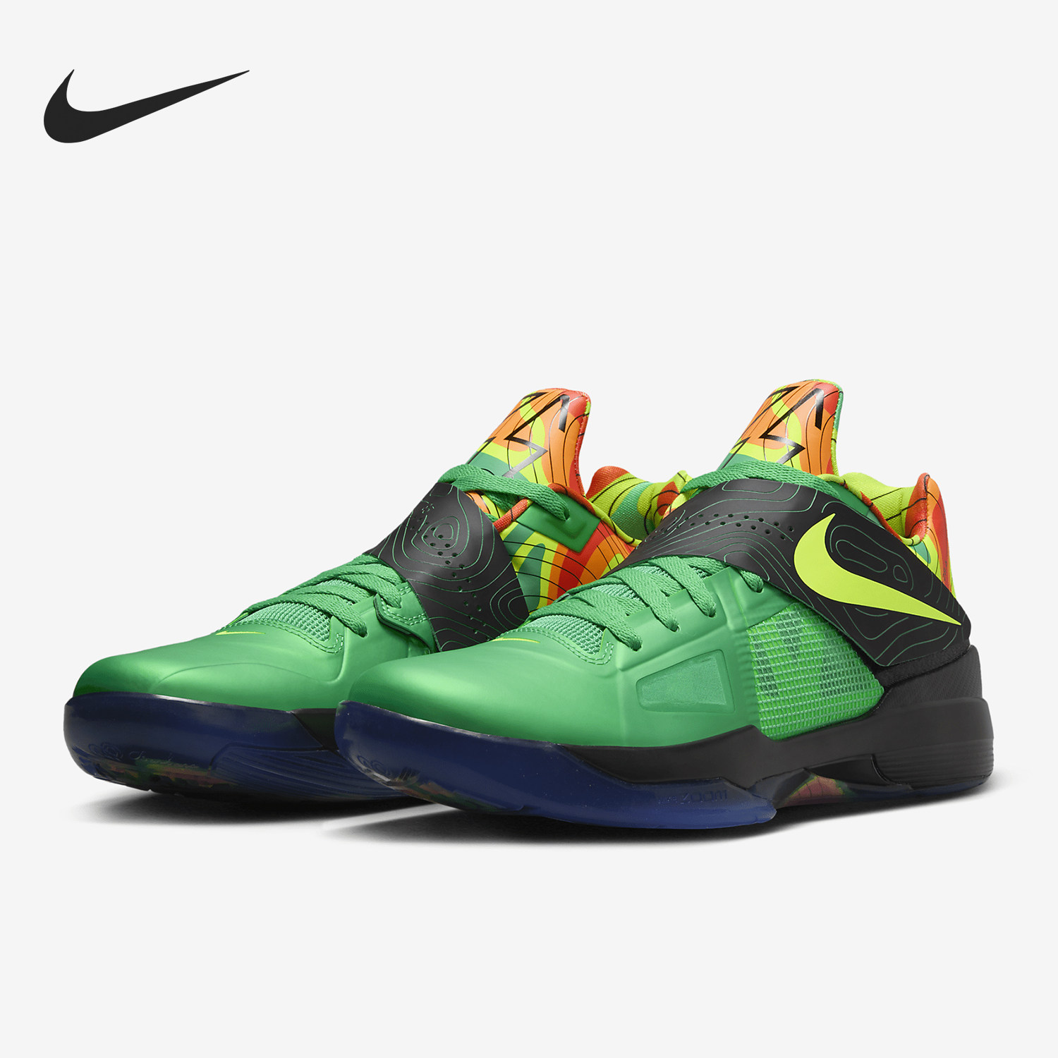 Nike/耐克官方正品 KD4 杜兰特4代男士耐磨实战篮球鞋FN6247-300