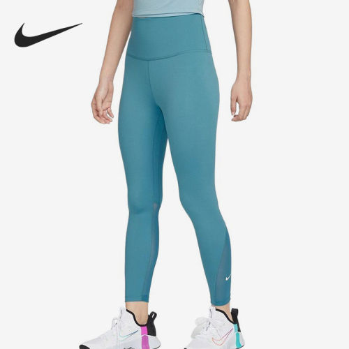 Nike/耐克官方正品ONE高腰口袋网布拼接九分裤女紧身裤DV9021-440