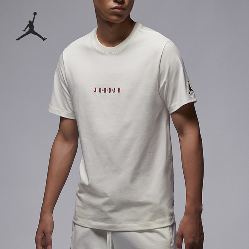 Nike/耐克官方正品JORDAN 男士宽松透气圆领短袖T恤DM3183-133