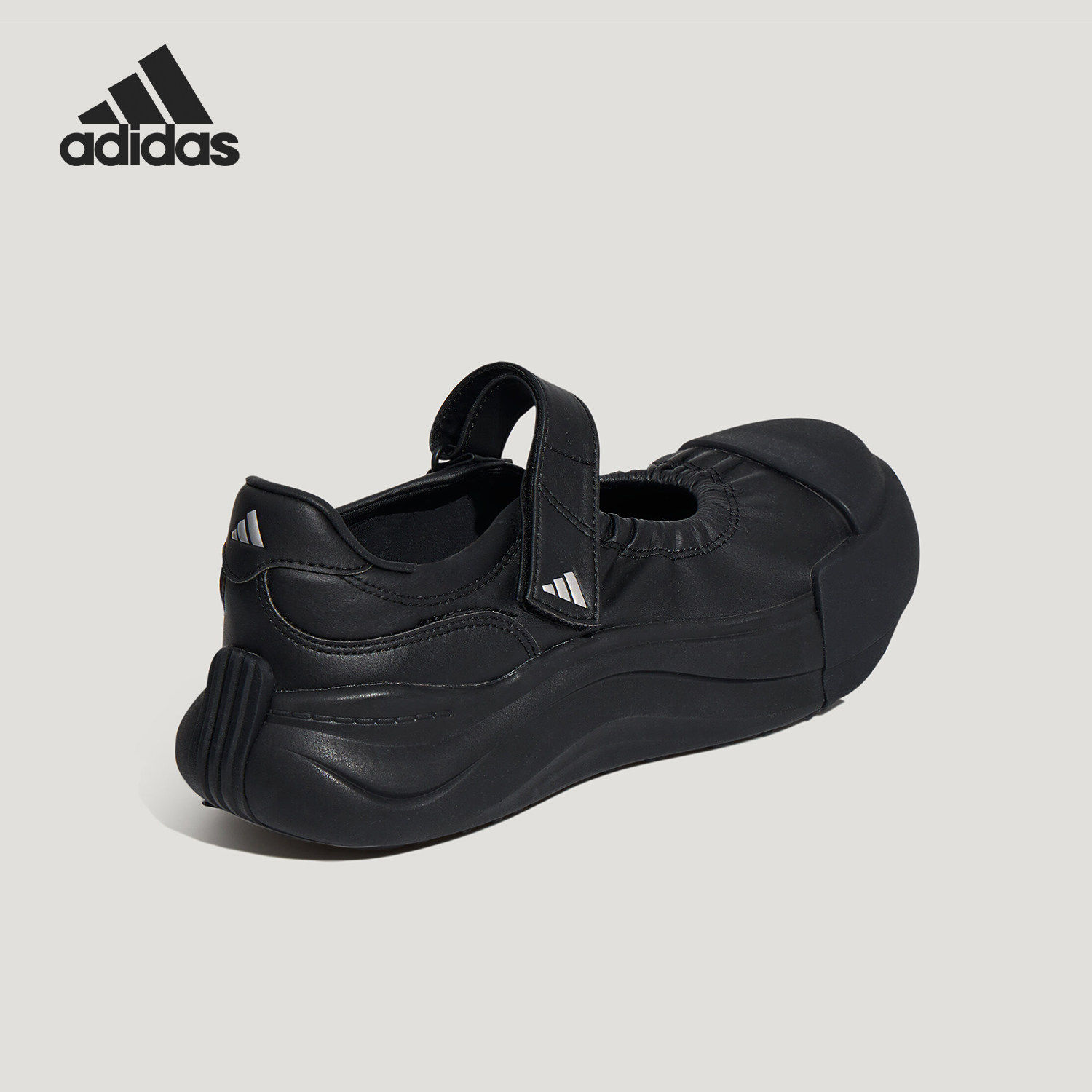 Adidas/阿迪达斯官方正品超轻厚底女士休闲轻便玛丽珍鞋KZ9650