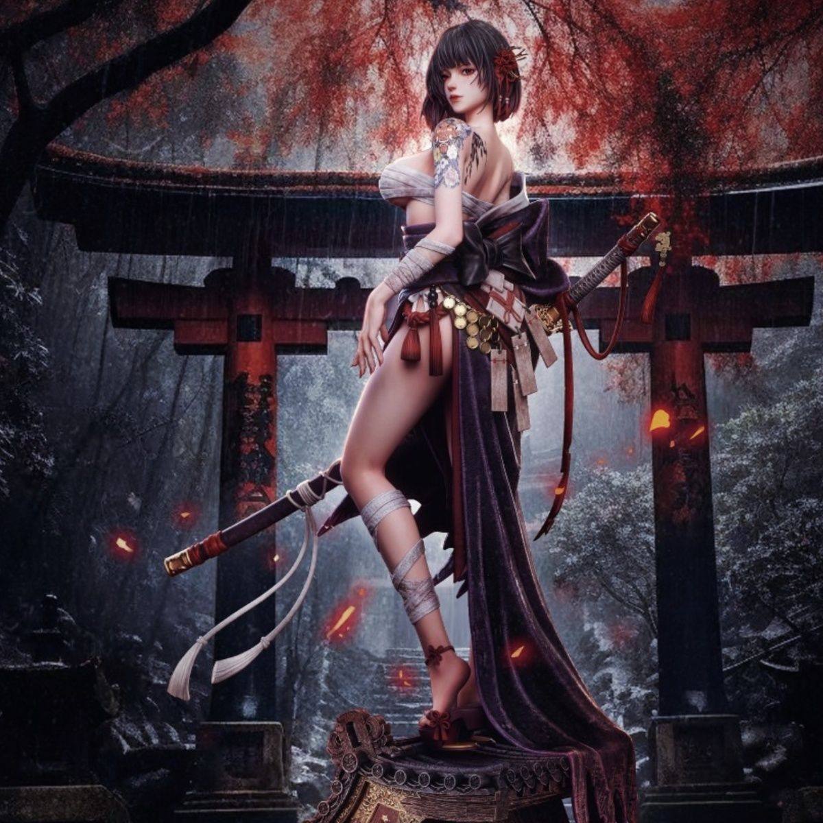 GravityToys花魁彼岸手办