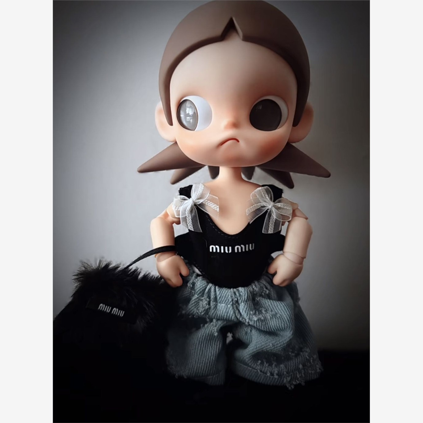 现货时尚拽姐zsiga嘎子姐关节玩偶穿搭衣服bjd手作牛仔裤子娃衣