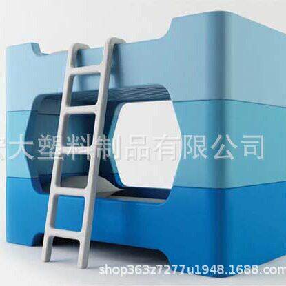 彩色食品级塑料上下铺床幼儿园用品童床童凳儿童家具椅滚塑加工