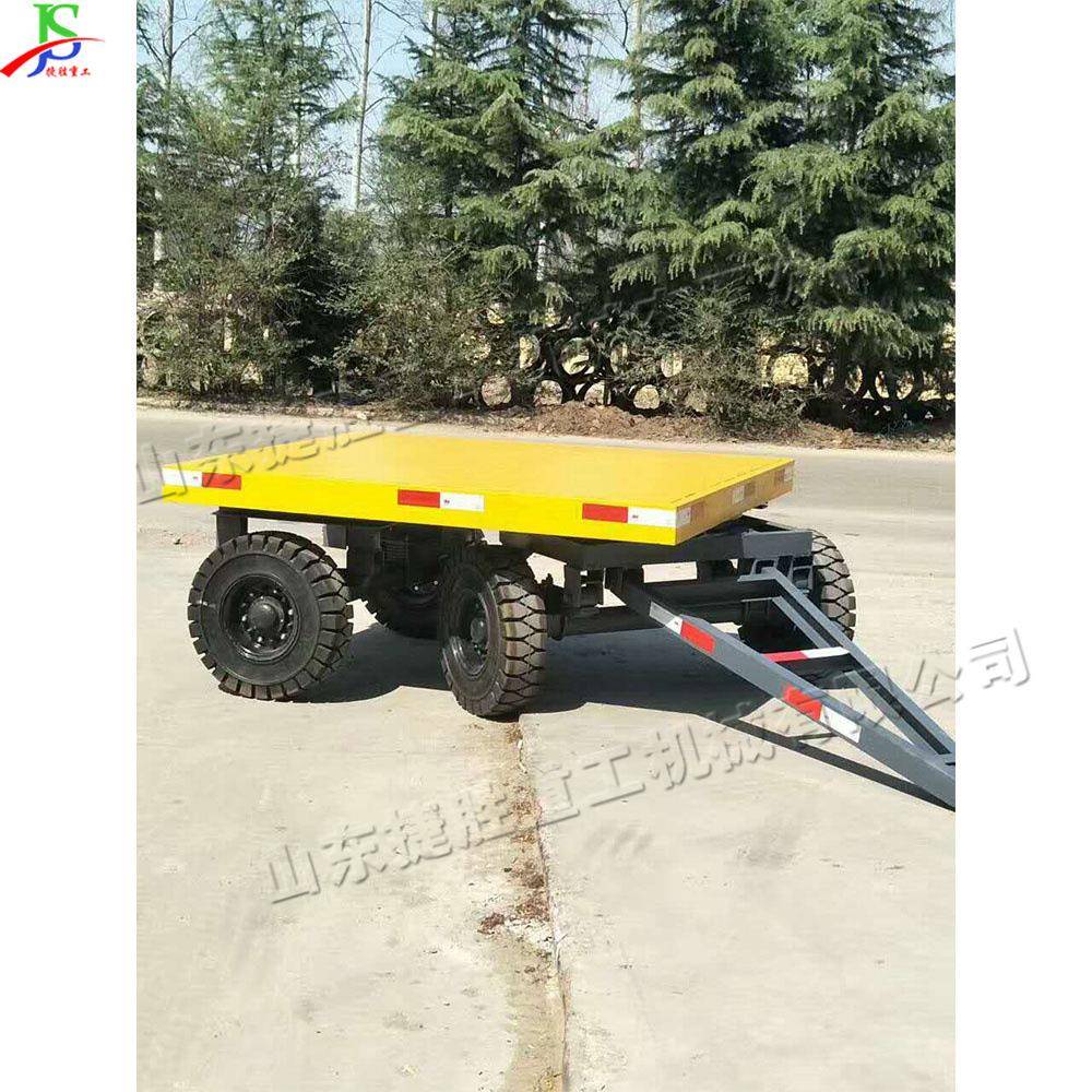 可移动式工厂搬运车 牵引式货物重载运输车 港口集装箱用平板车