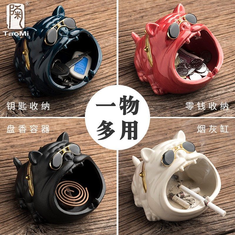 创意桌面垃圾桶茶几果皮家用桌上爱纸篓车载茶桌烟灰缸,家庭/个人清洁工具,垃圾桶,淘宝优惠券,粉丝福利购,淘宝优惠卷