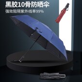 广告伞定制loo印字礼品雨伞晴雨两用长柄人男女商务太阳伞