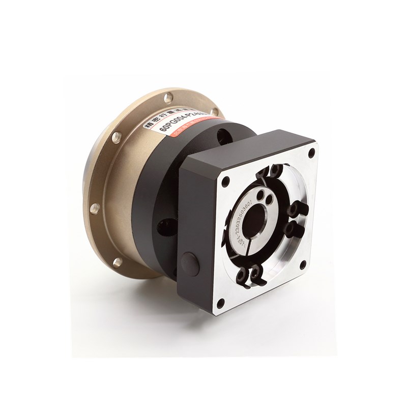 精密行星斜齿减速机圆法兰输出57 00步进伺服电机圆盘齿轮箱