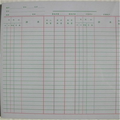 存货计数账上海立信Z22 立信活页账簿账册 账页张本