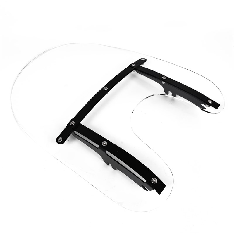 哈雷街霸路威软尾标准突破者改装快拆加厚5mm前挡风玻璃前风挡