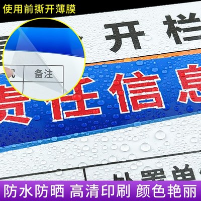 工厂车间质量管理看板安全生产质量品质管理告示贴公司企业6S现场