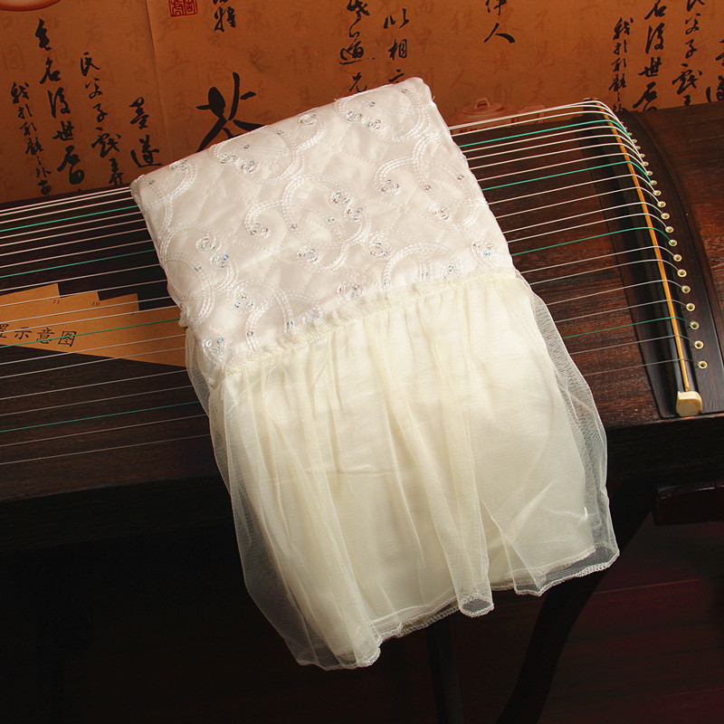 打工皇帝 双钩刺绣古筝罩 蕾丝加棉加厚防尘罩 琴罩