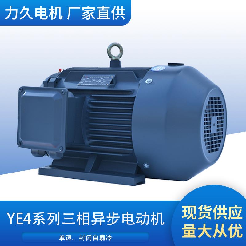 力久YE4（IE4）系列2极三相异步电动机适用风机水泵机械设备电机