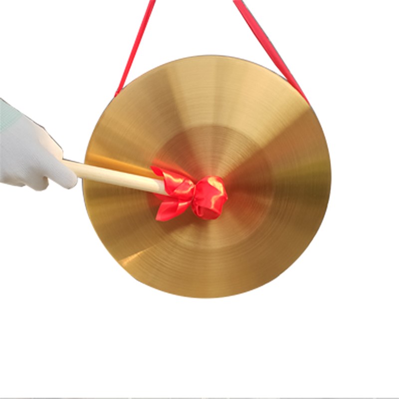 利景手摇报警器铜锣2kg防汛锣SY100扬声器便携式警报器印字铜锣