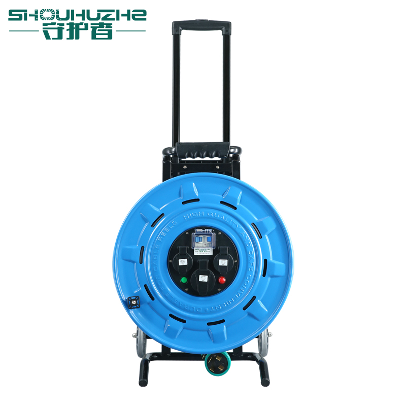 守护者TC46025三相四线电缆盘380V 25A插座漏电保护100米线220V电