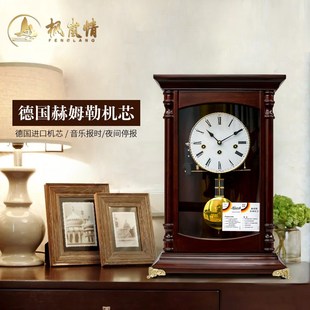 欧式钟表座钟客厅家用时尚整点报时新台式时钟报时钟表