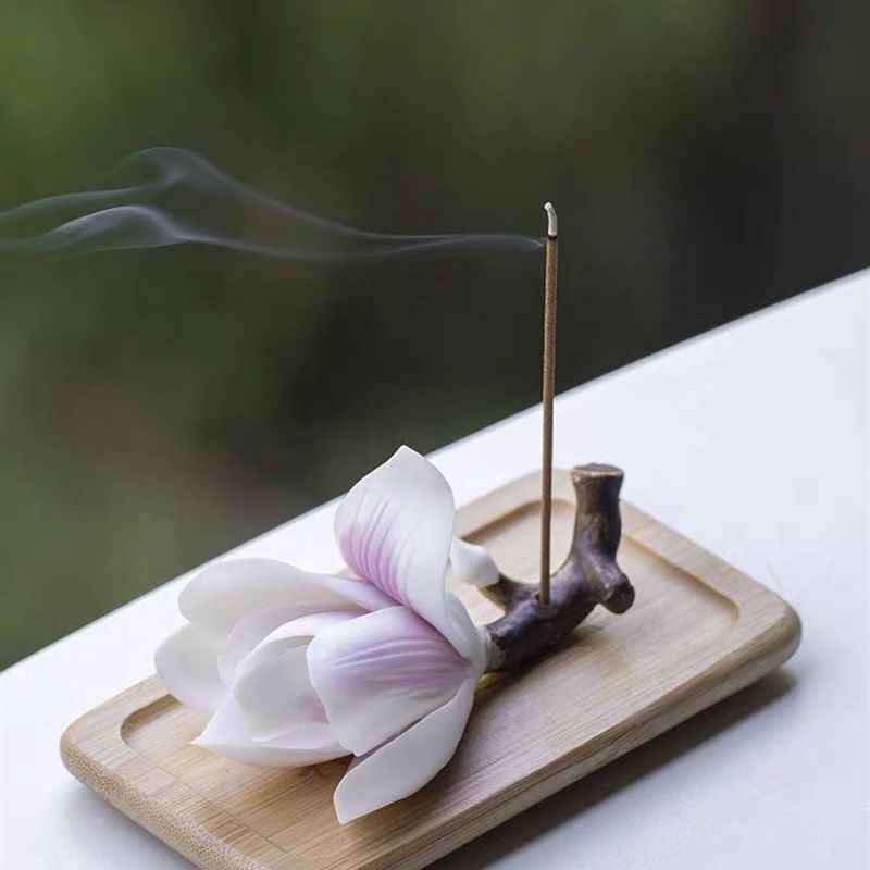 手工玉兰香插笔置,家居饰品,香托/香盘/香座/香插,淘宝优惠券,粉丝福利购,淘宝优惠卷