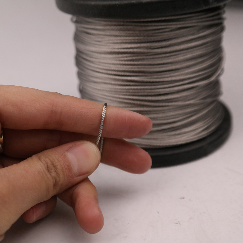 0不锈钢丝绳 1mmmm2mm细软小钢丝绳晾衣绳防盗钢丝绳户