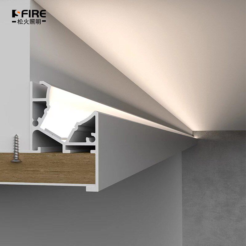 悬浮吊顶收边反光灯槽型材度斜发光线型铝合金灯槽天洗墙灯带,家装灯饰光源,室内LED灯带,淘宝优惠券,粉丝福利购,淘宝优惠卷