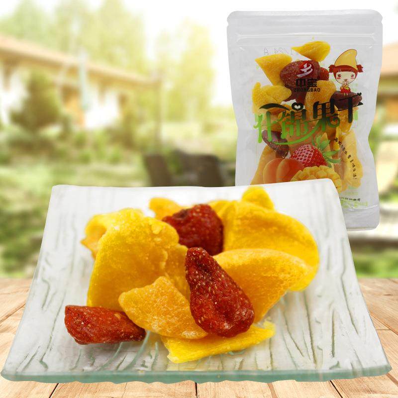 中宝 什锦果干5斤草莓干芒果干黄瓜干混合水果干果脯蜜饯零食