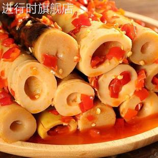 手剥笋开 零食酸 袋即食网红手拨笋雷竹笋泡椒尖酸笋500g香辣休闲