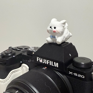 可爱狗相机配件富士热靴盖xt30适用佳能R50硅胶s尼康z30索尼zve10