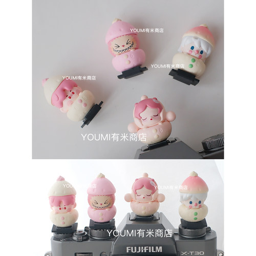 泡泡玛特相机热靴盖适用富士索尼