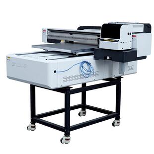 6090uv平板打印机亚克力pvc塑料玩具玻璃金属标牌浮雕砂金喷绘机