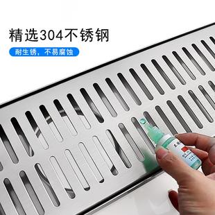 室外加长110管地漏防臭大排量庭院露台水槽过滤网防鼠阳台15cm宽