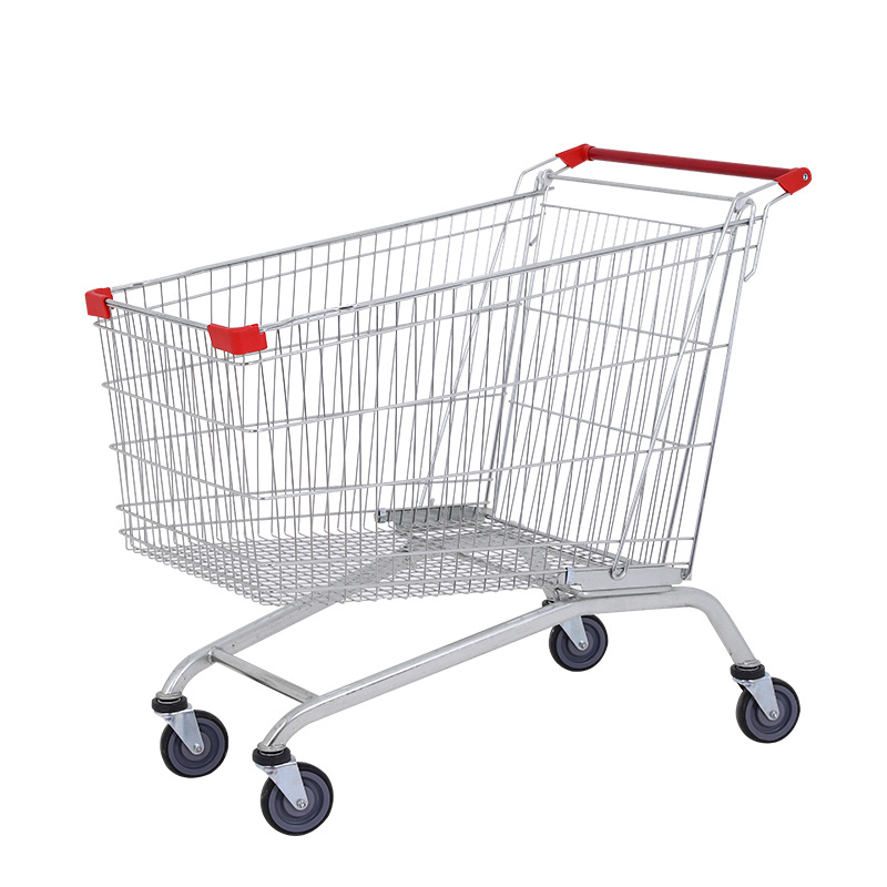 超市购物车商场手推车买菜小拉车家用购物车物业小推车仓库理货车