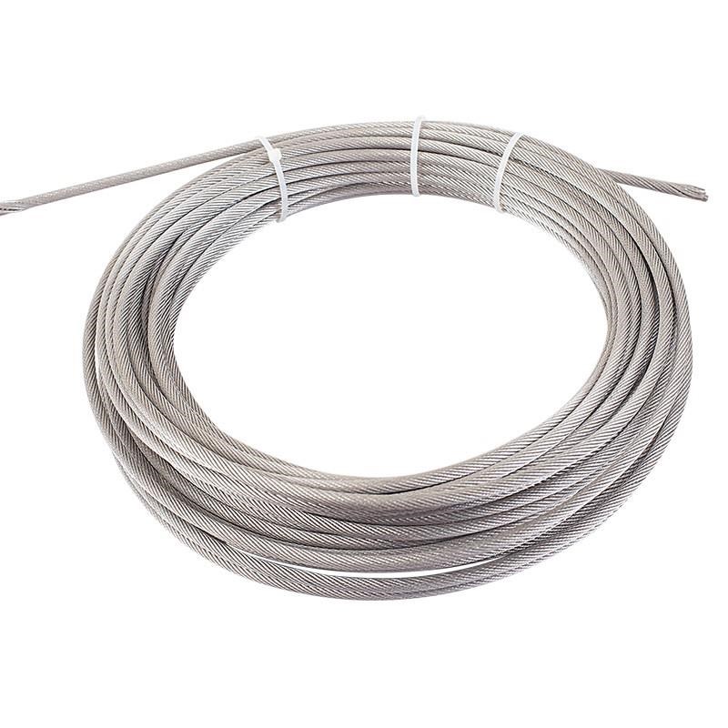 不锈钢钢丝绳锁扣超细钢缆绳子10mm1mm大棚5mm晾衣架钢索绳超软