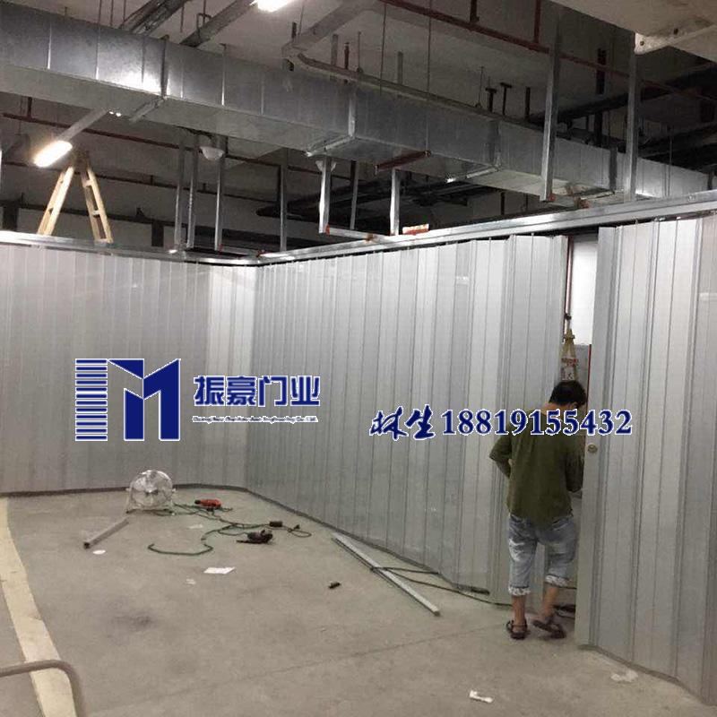 密封铝合金折叠门 伸缩推拉门  弧形转弯屏风门 左右收缩趟门