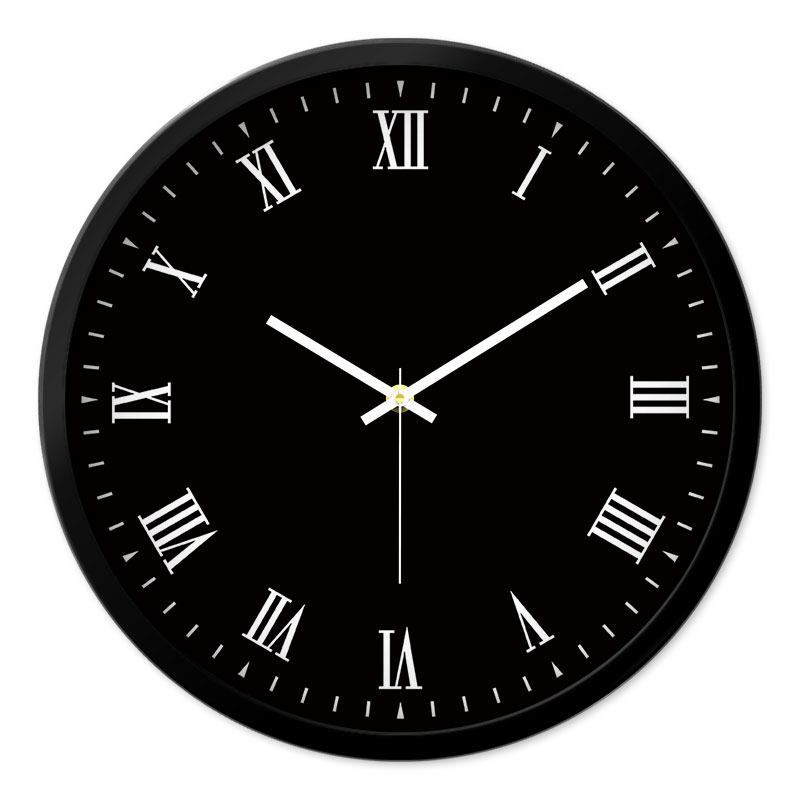 学校挂钟客厅家用静音时钟酒店宾馆大堂挂表学生班级教室钟表