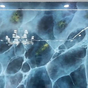 极光罩面艺术漆背景墙大理石效果水性极光釉涂料墙面防水晶瓷漆